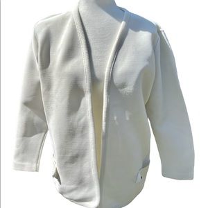 Vintage Hedy Knits Of California Knitwear Cardigan Size M/L White